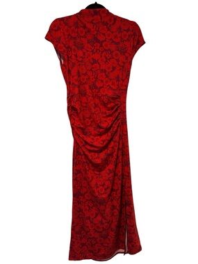 Asian American Girl Club Red Cheong Sam Maxi Dress - Women
